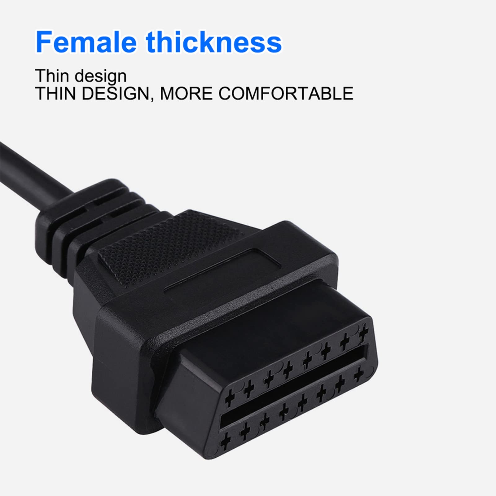 Adaptateur De Câble De Voiture Pour Nissan 14 Broches OBD 2, Câble De Diagnostic Femelle à 16 Broches, Connecteur Automatique, Scanner Pour Câble Nissan ODB2