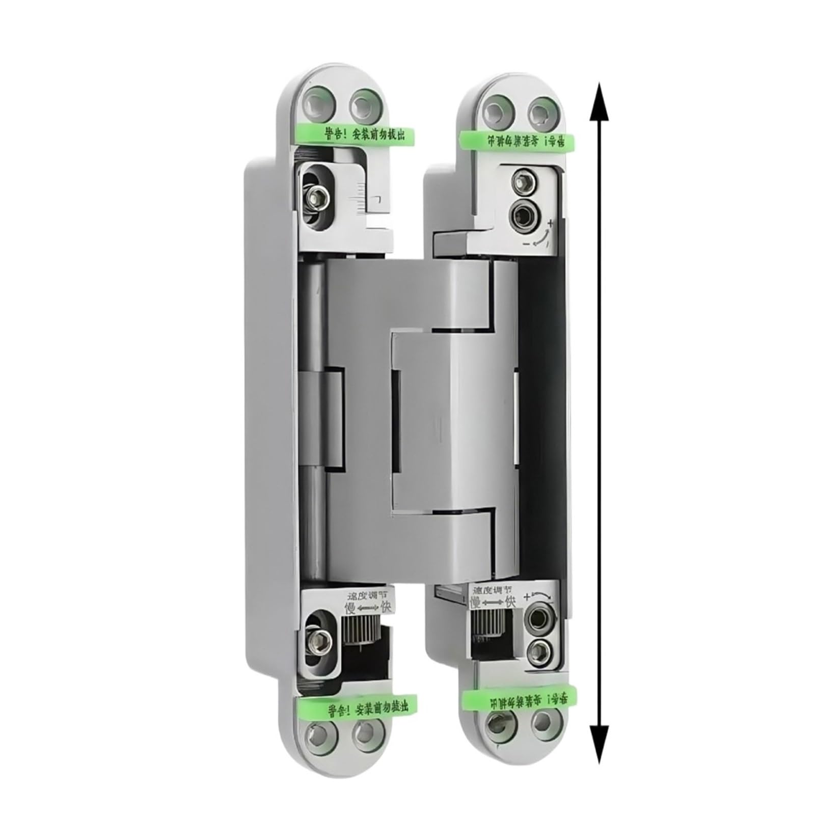 Adjustable Hinges Folding Invisible Hydraulic Hinge with Quiet Closing for Daily Furniture Door Assembly Fitting(Color 03)
