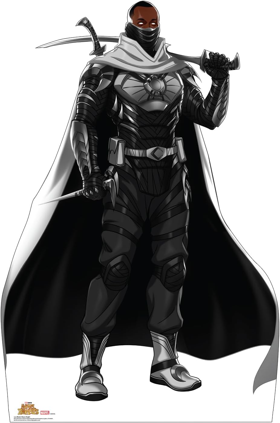 Cardboard People Blade Moon Night Life Size Cardboard Cutout Standup - Marvel Zombies (Animated TV Miniseries)
