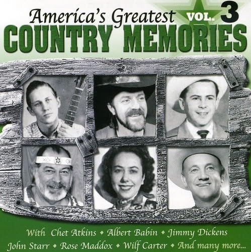 Vol. 3-28 Country Memories [Audio CD] Various Artists and America's Greatest