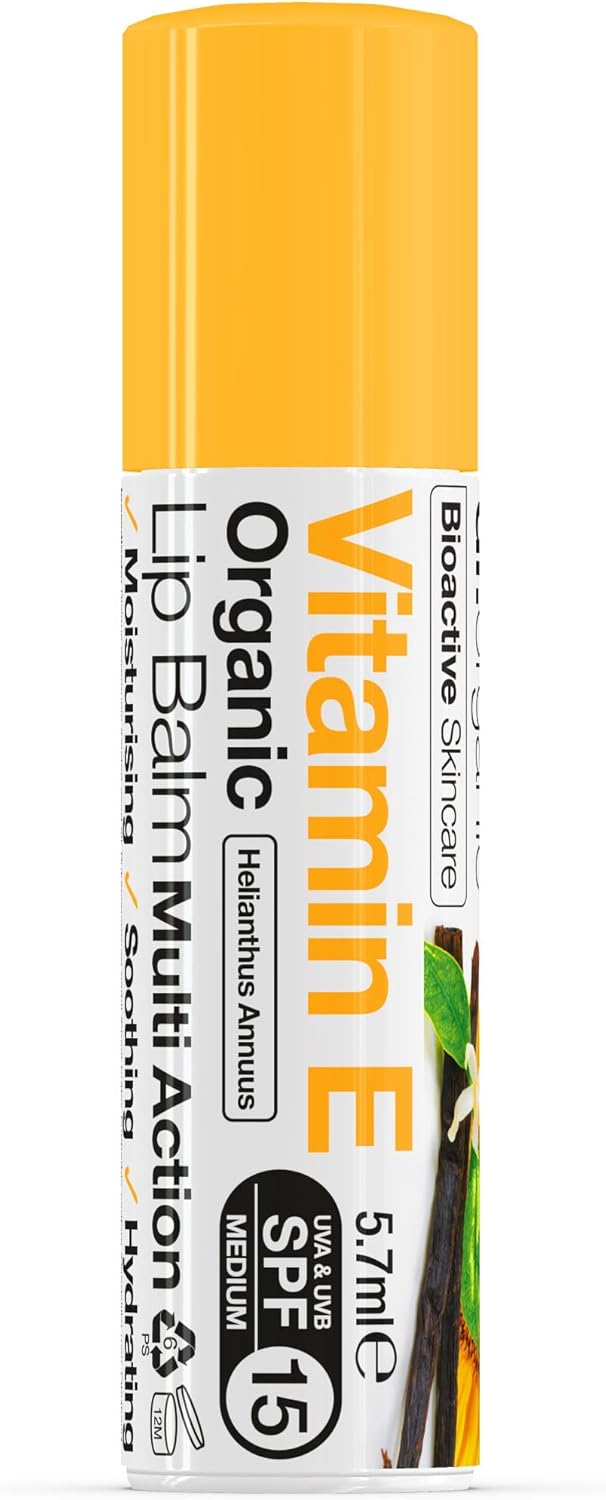 Dr Organic Lippenbalsem, 1 stuk, 5 ml