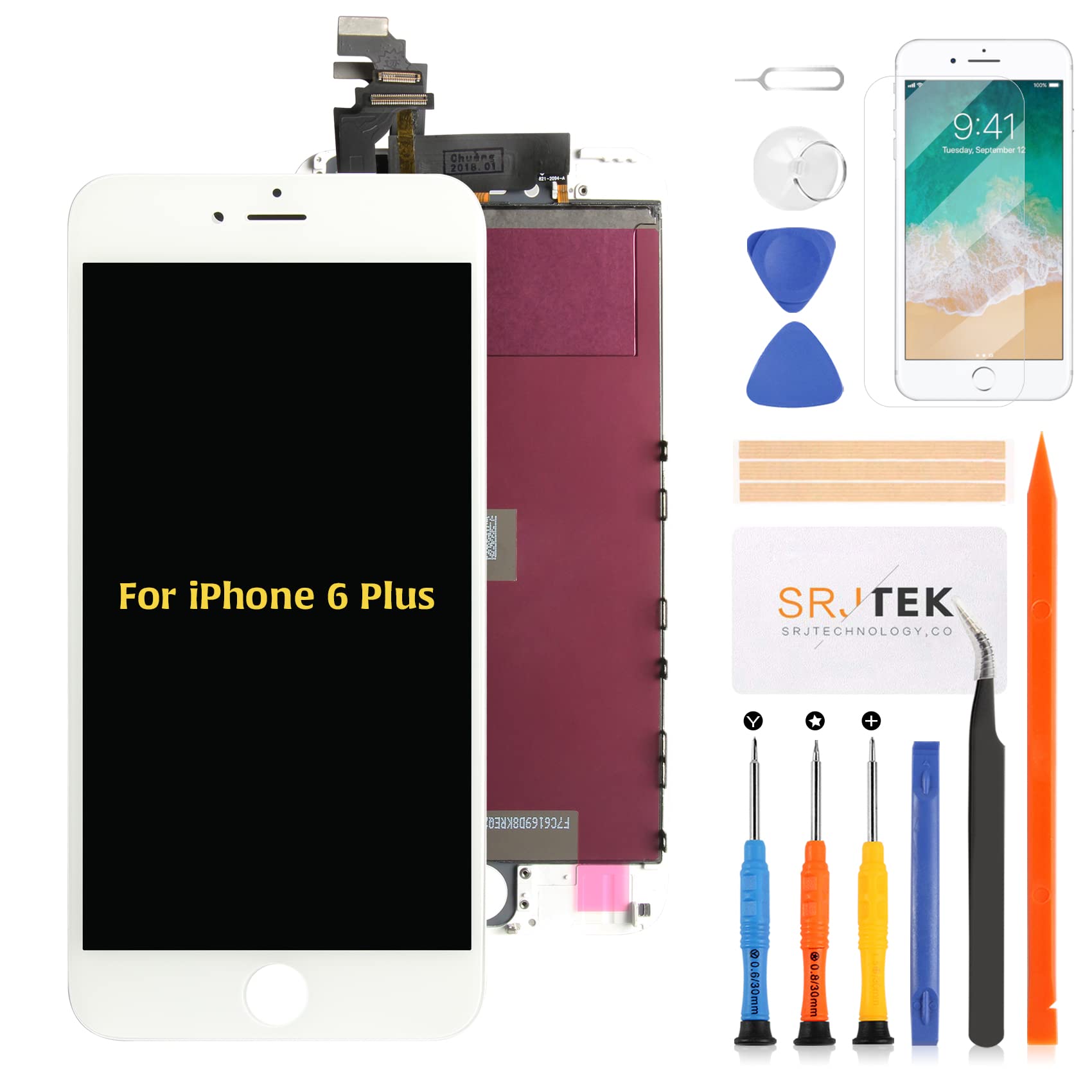 Amazon.co.jp: SRJTEK For iPhone 6 Plus 画面交換 Original OEM 液晶