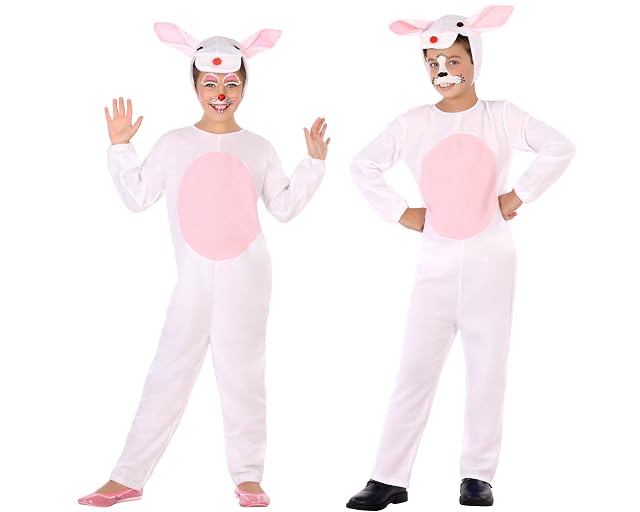 Atosa disfraz conejo niño unisex infantil rosa 7 a 9 años