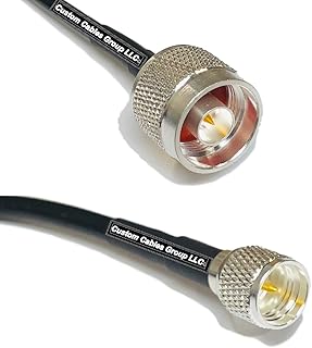 10 feet RG58 N Male to Mini UHF Male RF Pigtail Coaxial Cable