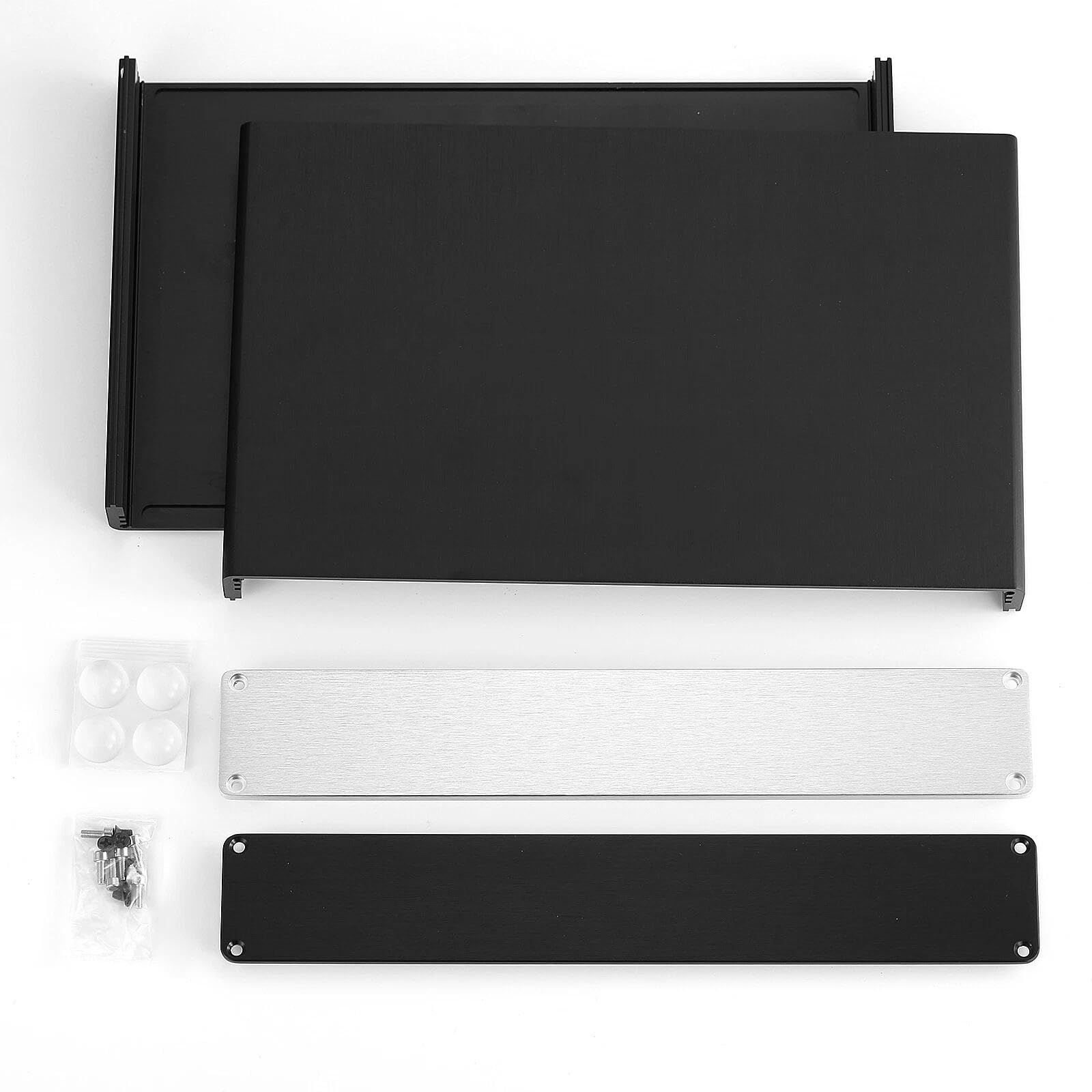 Alloggiamento in alluminio per amplificatore fai da te DAC Home Amplifier Chassis Box, controller scatola in alluminio, alloggiamento elettronico per progetto PCB, tipo diviso, alloggiamento fai da te