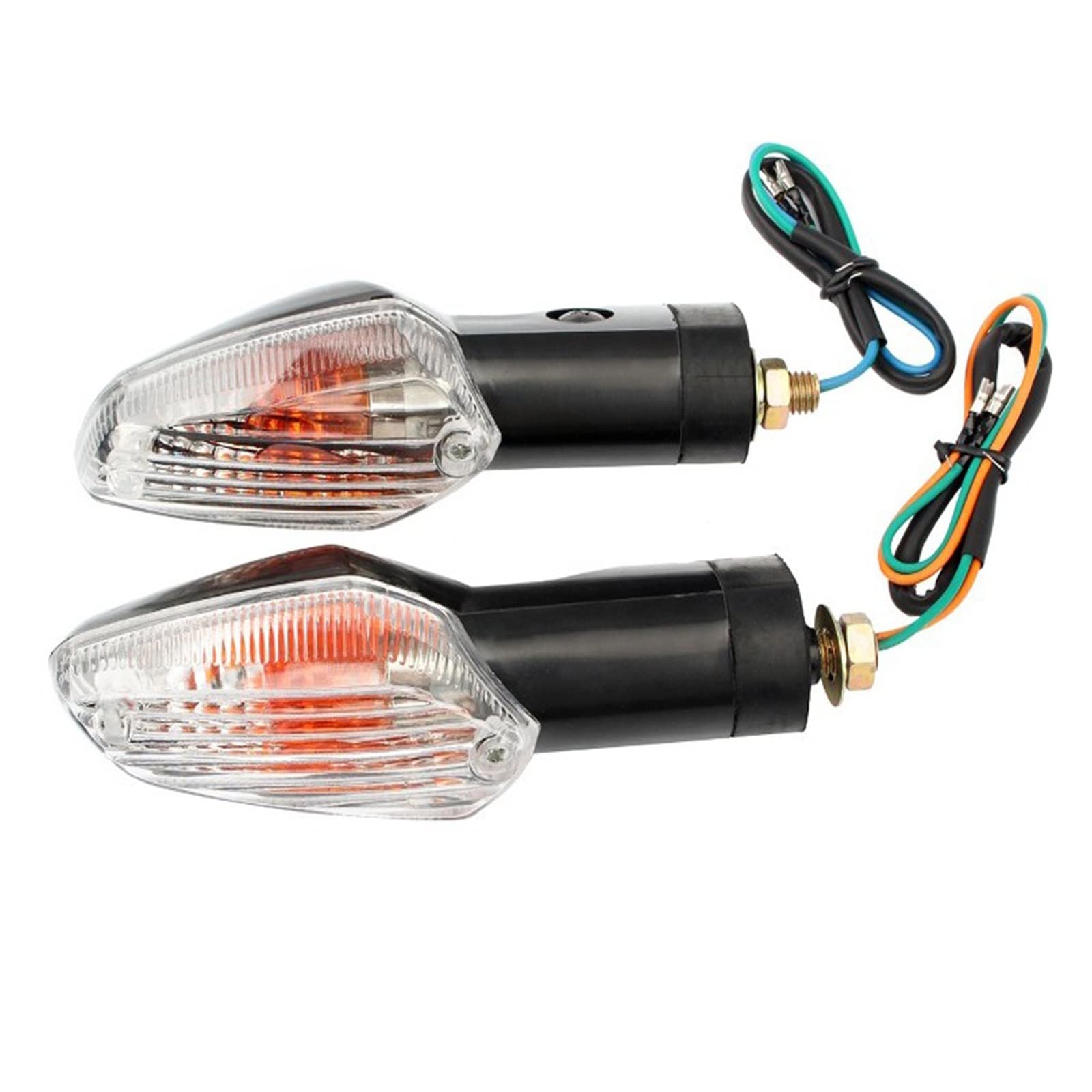 Clignotants avant moto à lentille blanche pour CBF150, CBF125 et CBR 250R 300R