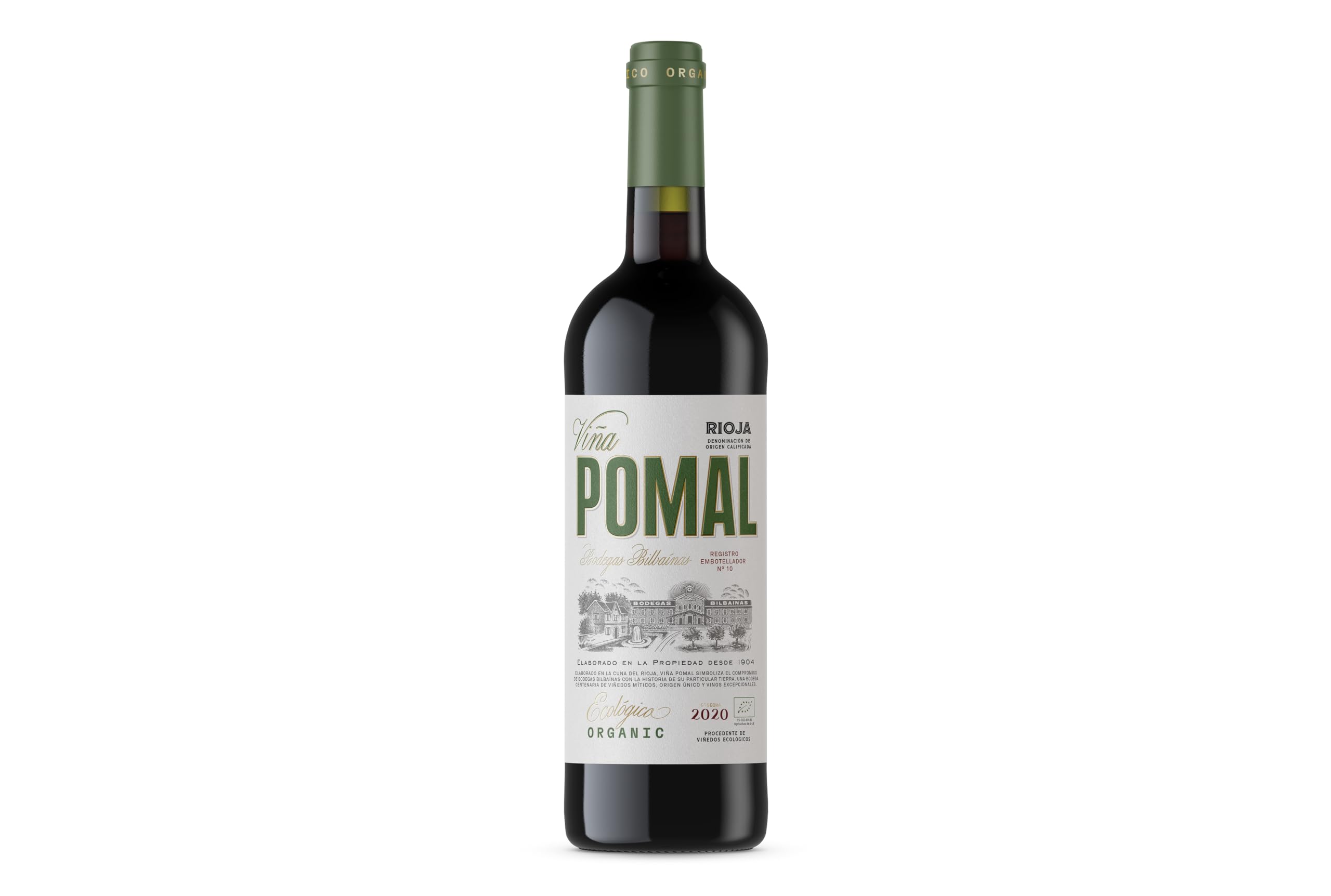 Viña Pomal Rojo Ecológico - Vino Tinto Do Rioja, 100% Tempranillo - 75Cl, El Embalaje Puede…