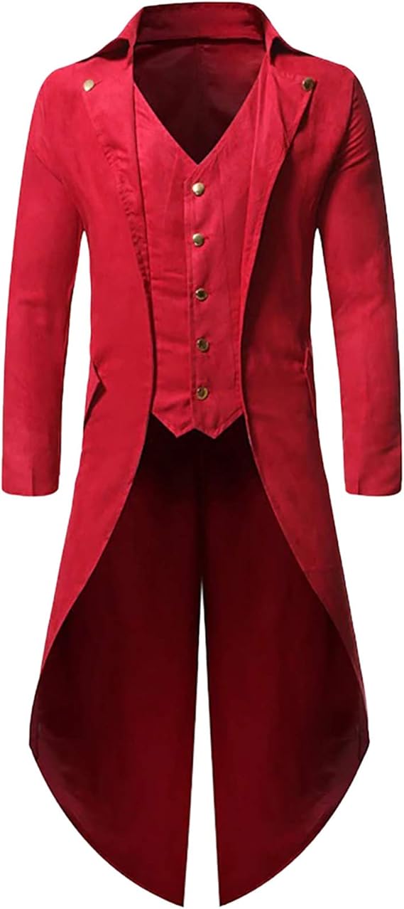 Amazon Co Jp 貴族風タキシード メンズスーツ3点セット ジャケット ベスト ズボン 中世の貴族や王子様みたい パーティー イペント 余興 コスプレ衣装 ダンス衣装 演出服 ホビー