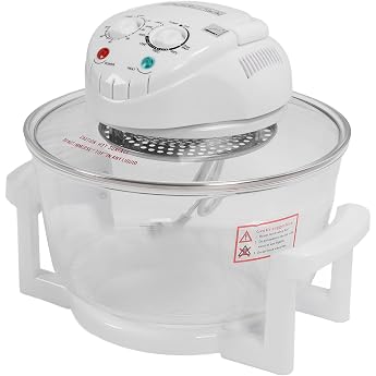 Air Fryer Large 12 Litre Glass Air Fryer Visible Oil-Free Multicooker for Quick Meals with Time and Temperature Control Roasting Toasting or Crispy