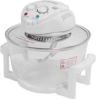 12Qt Glass Air Fryer Oven, Visible Oilless Fryer Cooker for Quick Easy Meals Multicooker with Time & Temperature Controls ...