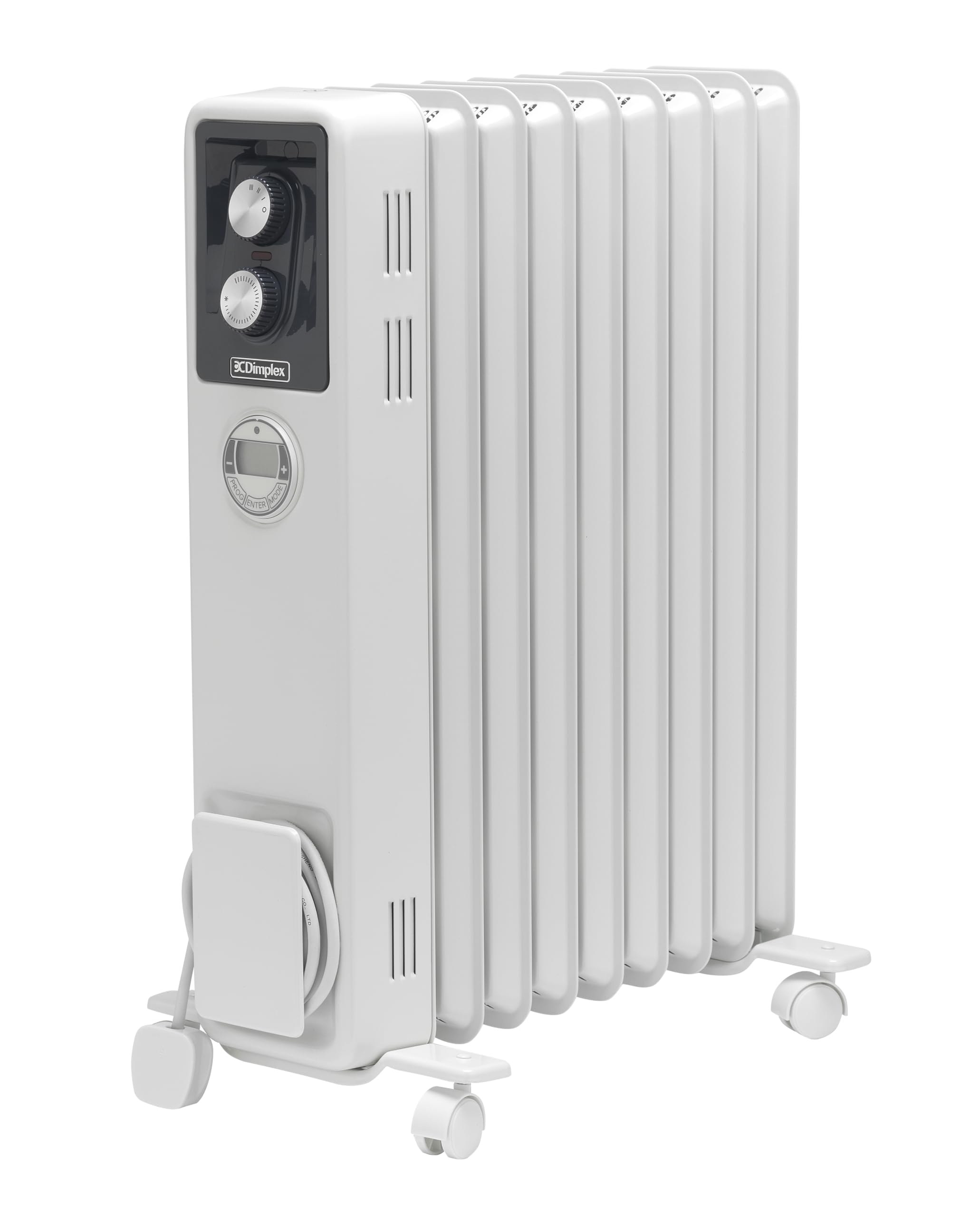 Dimplex ECR20TIE Oil Free Portable Radiator, 2kW Electric Heater, Timer