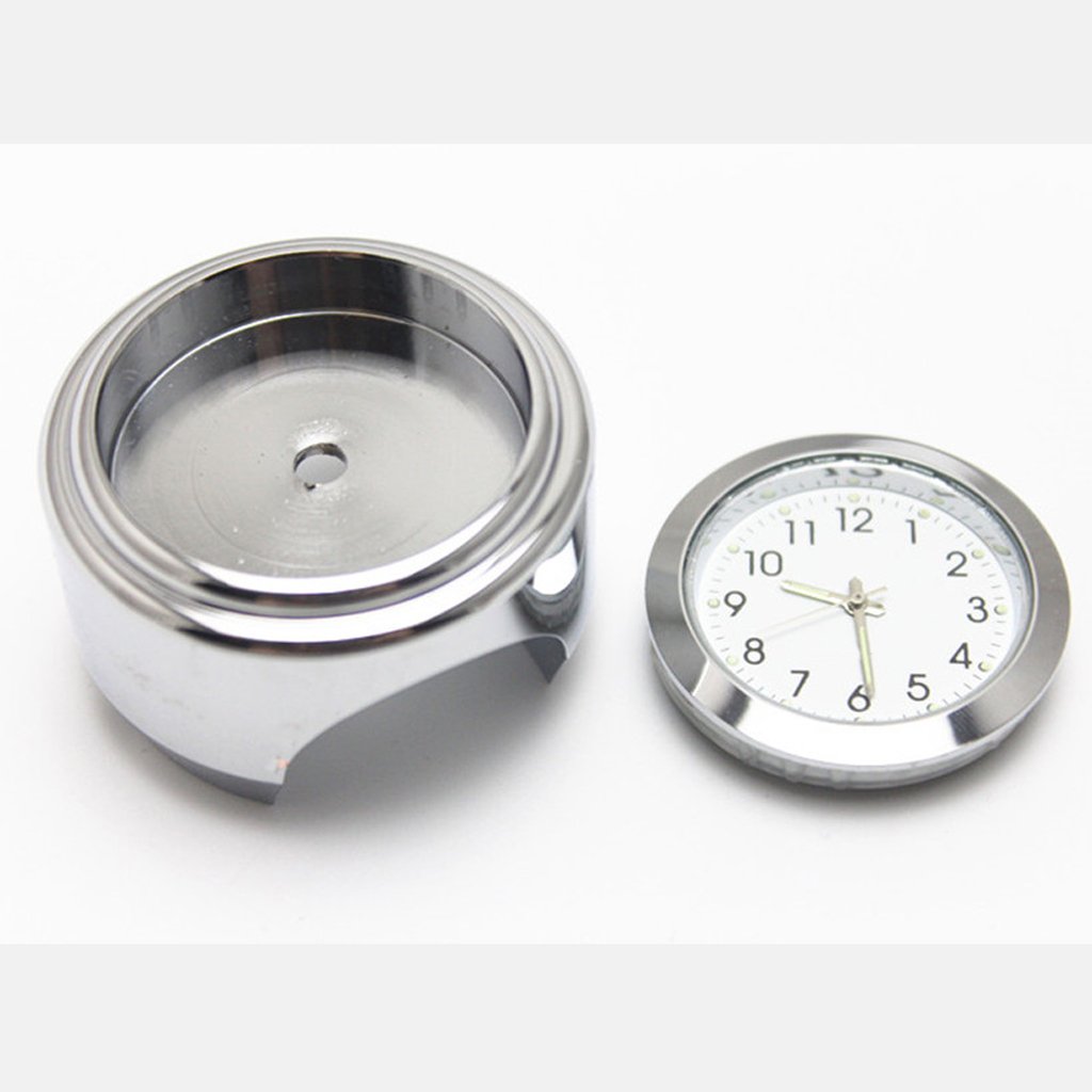 Motorcycle Handlebar Waterproof Mount Time Dial Clock Electroplating White|Computers/Tablets & Networking | Drives, Storage & Blank Media | Drive Enclosures & Docks-picture-14