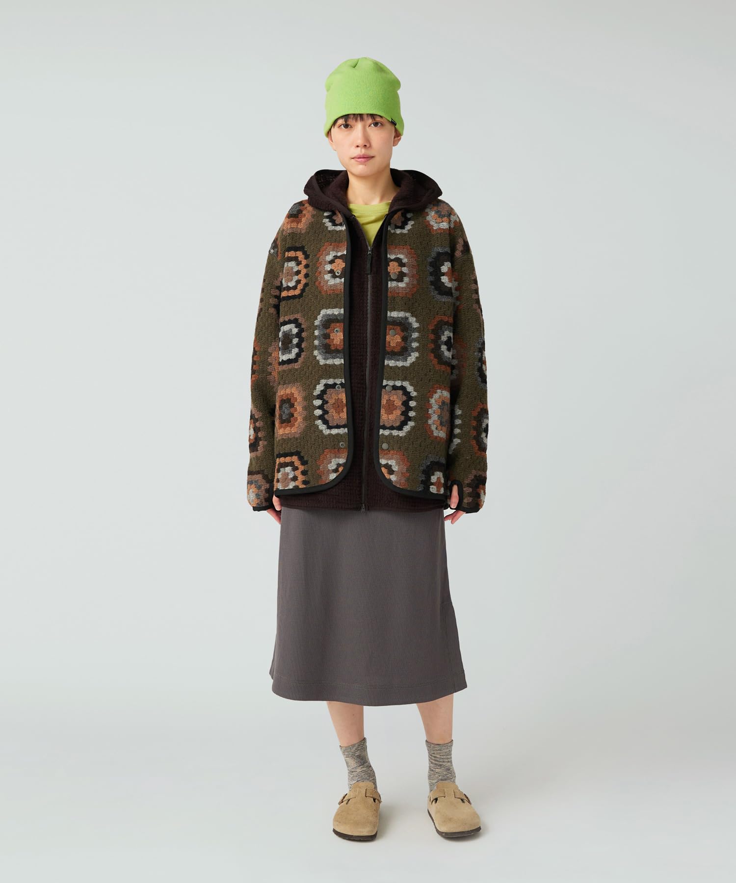 Amazon.co.jp: スノーピーク(snow peak)Wool Jacquard Cardigan JK