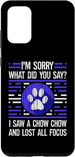 Miniatura 1 de Galaxy S20+ Chow Chow Dog I'm Sorry What Did You Say Lost All Focus Case