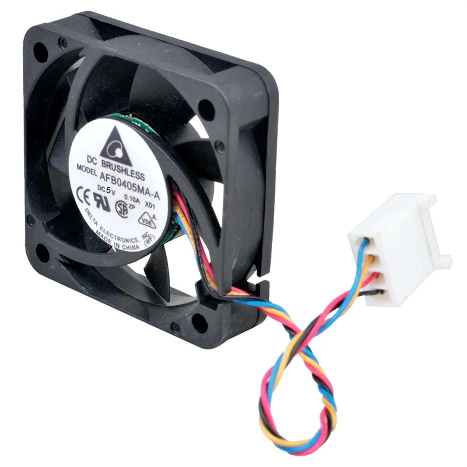 AFB0405MA-A Ventola da 4 cm 40 mm 40x40x10 mm 4010 DC5V 0,10 A con cuscinetto a sfere Ventola di raffreddamento silenziosa pwm a 4 fili for custodia di piccole dimensioni