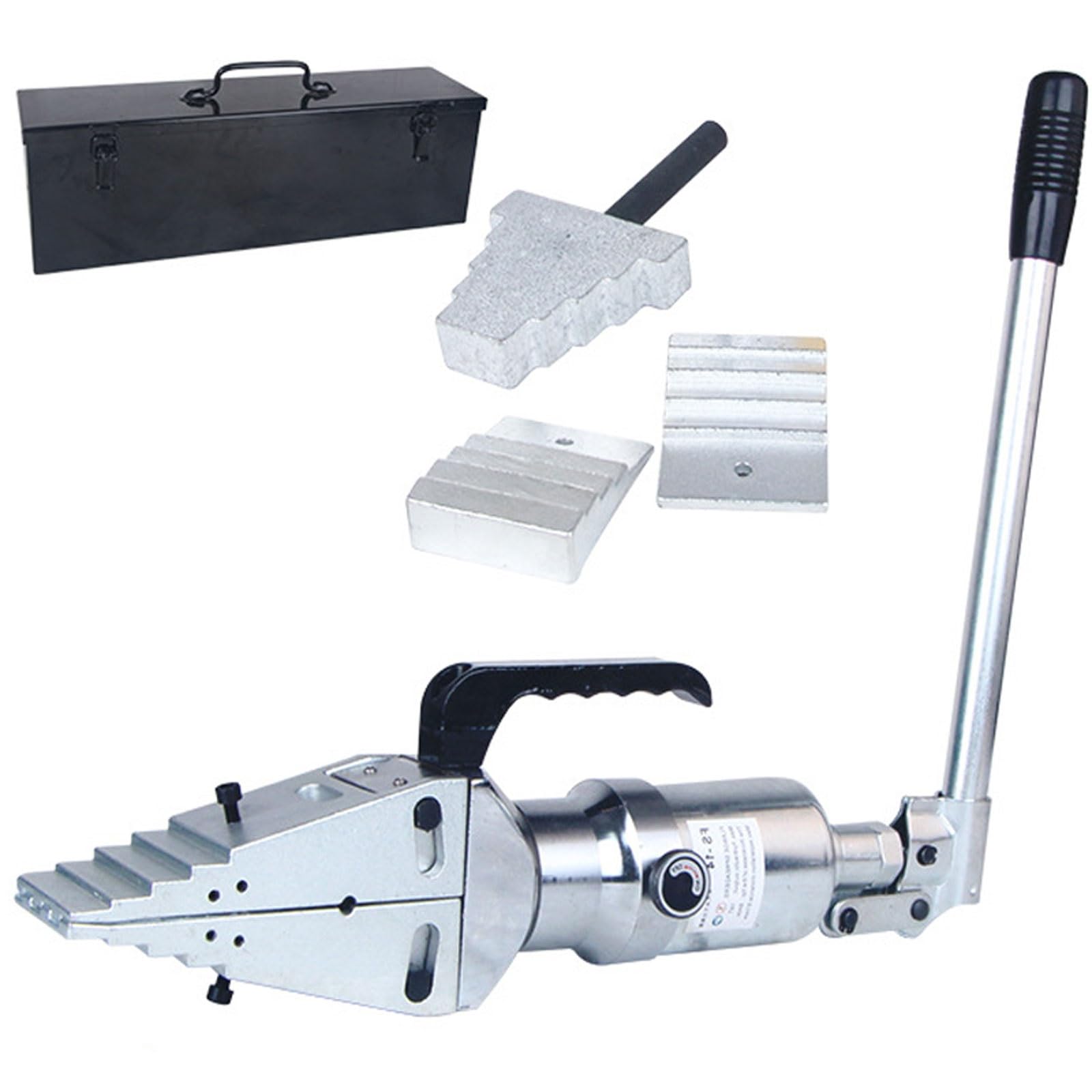 XNZJHPP Portable Hydraulic Flange Separator Expander Tool for Pipe Repair,Portable Hydraulic Flange Separator Expander,Manual Hydraulic Flange Expander (Silver)