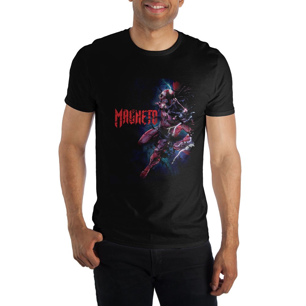 Marvel Comics Magneto Men's Black T-Shirt Tee Shirt-Medium