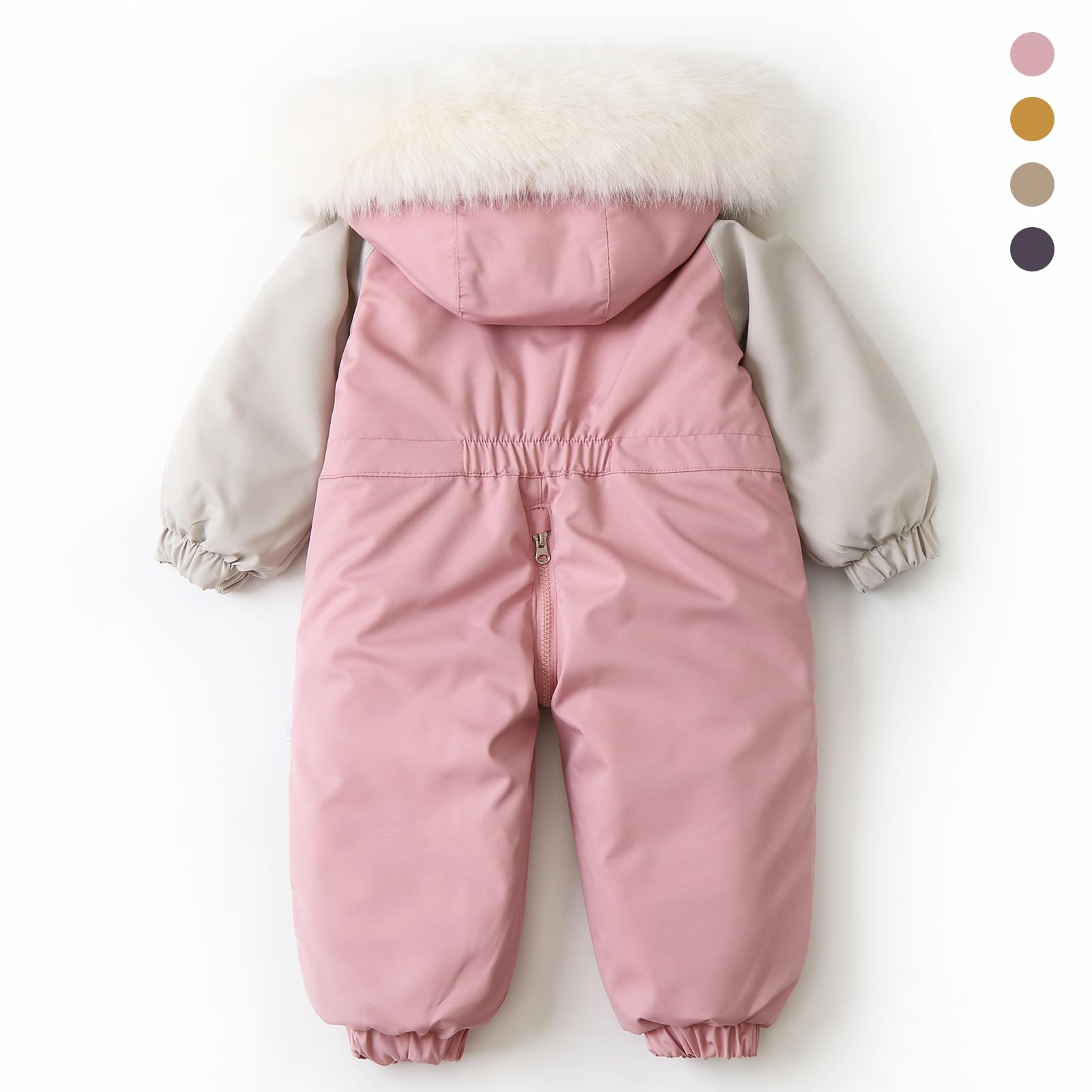Traje de Nieve para Bebé Niño y Niña Traje de Una Pieza con Capucha Disfraz Mono de Invierno