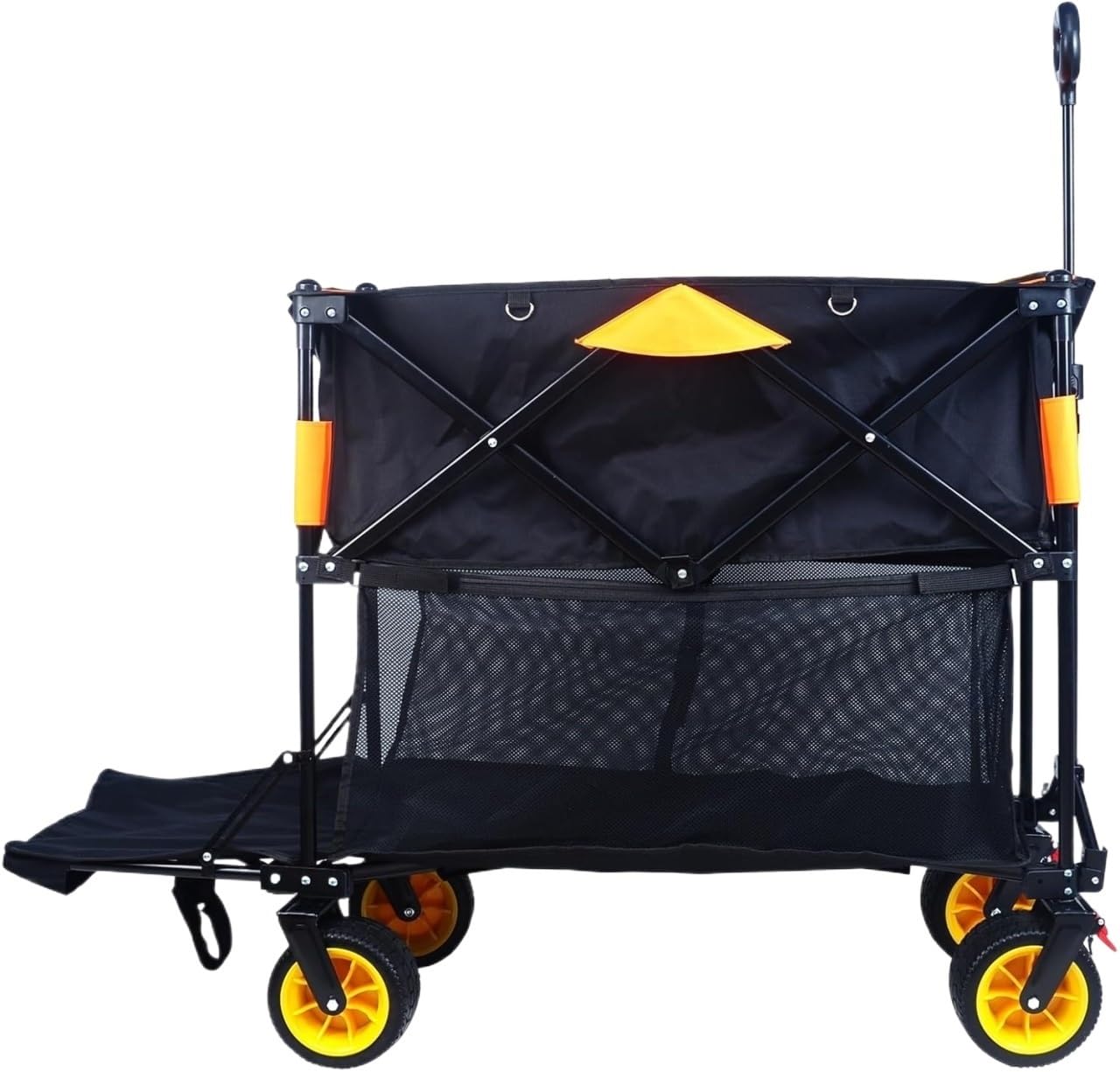 Chariot de plage pliable tout-terrain pour transport de matériel de cour et de ferme