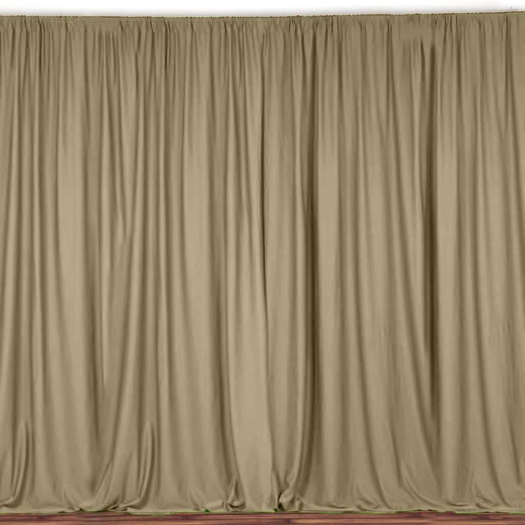Polyester window curtain backdrop, 58x108 in, 2-panel option