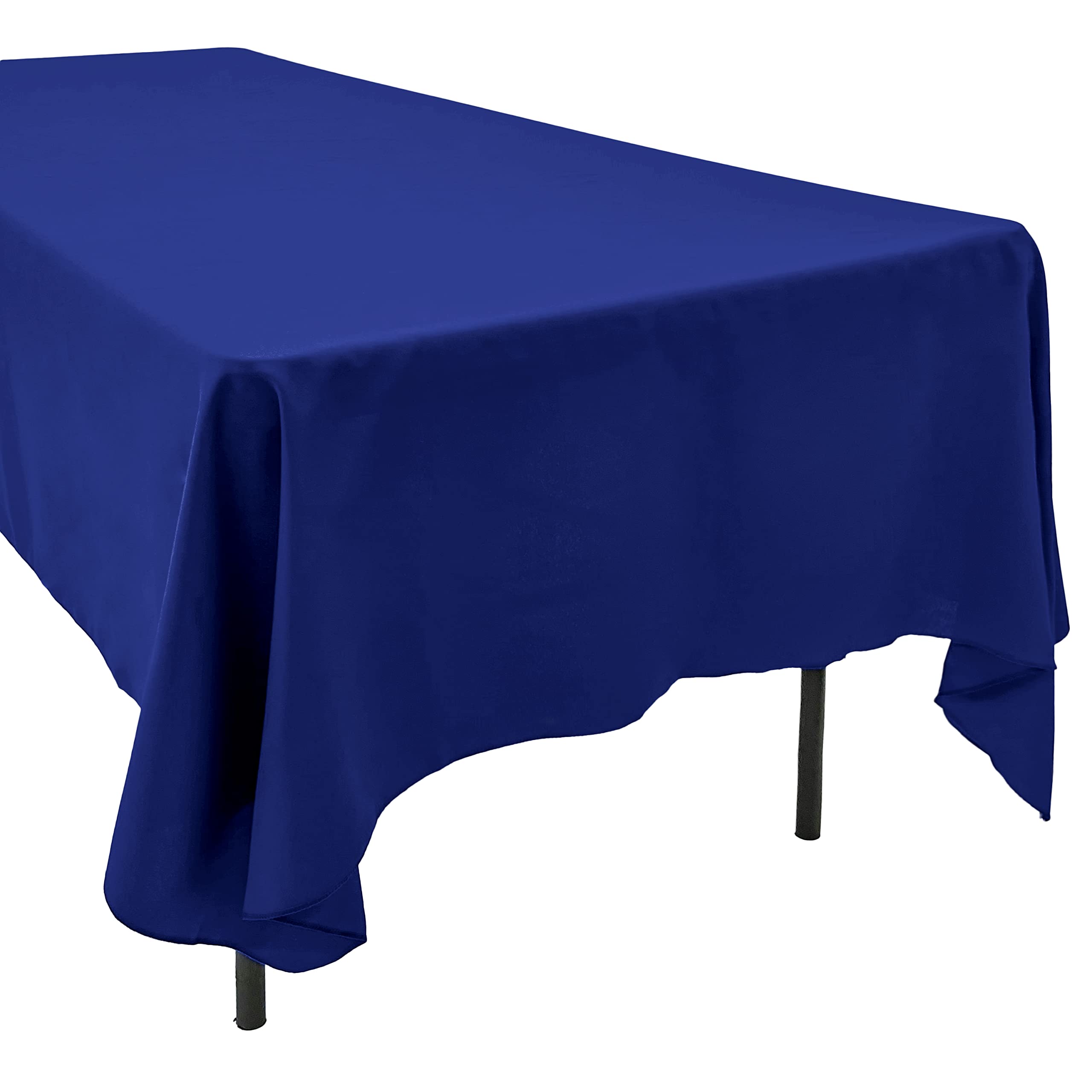 Wewoch Mantel Rectangular Negro Resistente A Las Arrugas, Tela Lavable Para Comedor, Cocina, Fiestas, Bodas Y Uso Al Aire Libre, 60 X 84 Pulgadas