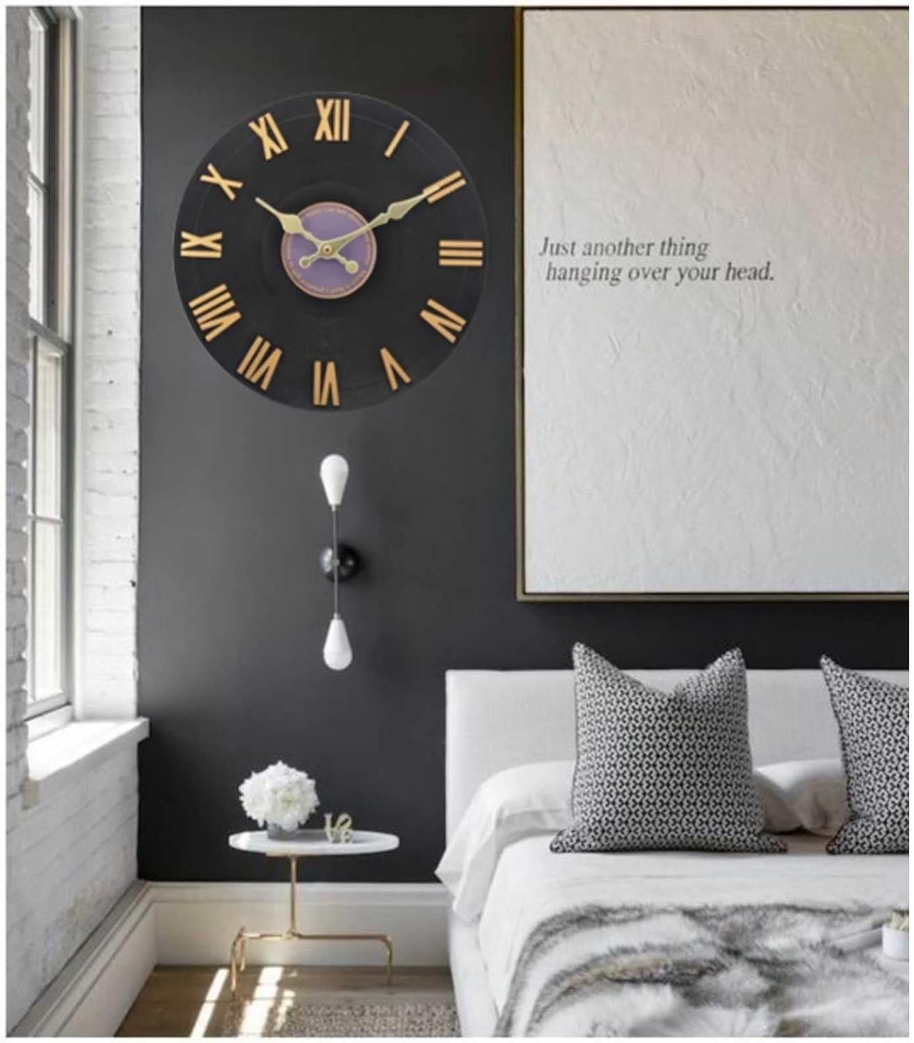 レトロ置時計イエローフリップ時計 BHT-3-722 レトロ置時計イエロー