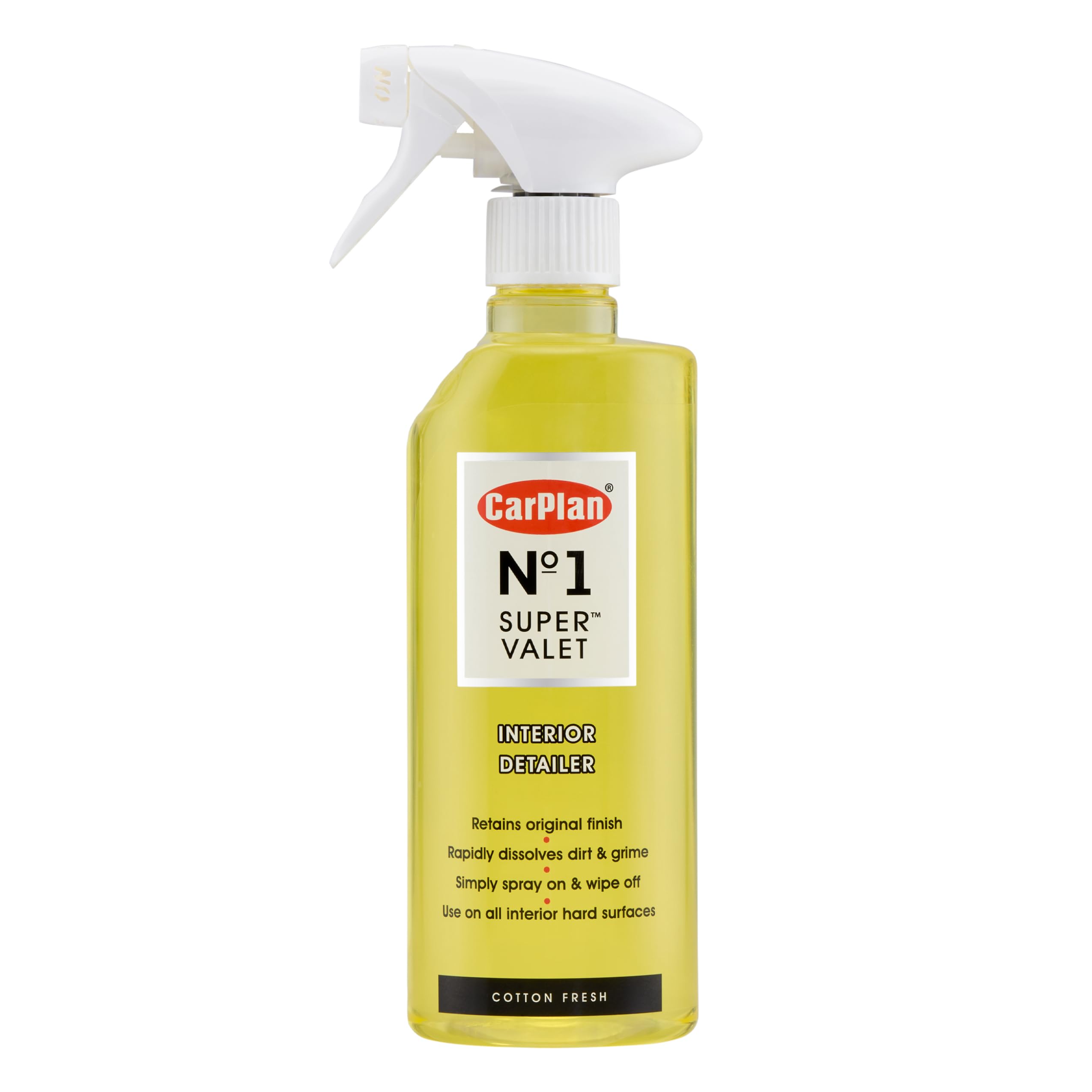 CarPlan No.1 Super Valet Car Interior Cleaner, 600 ml