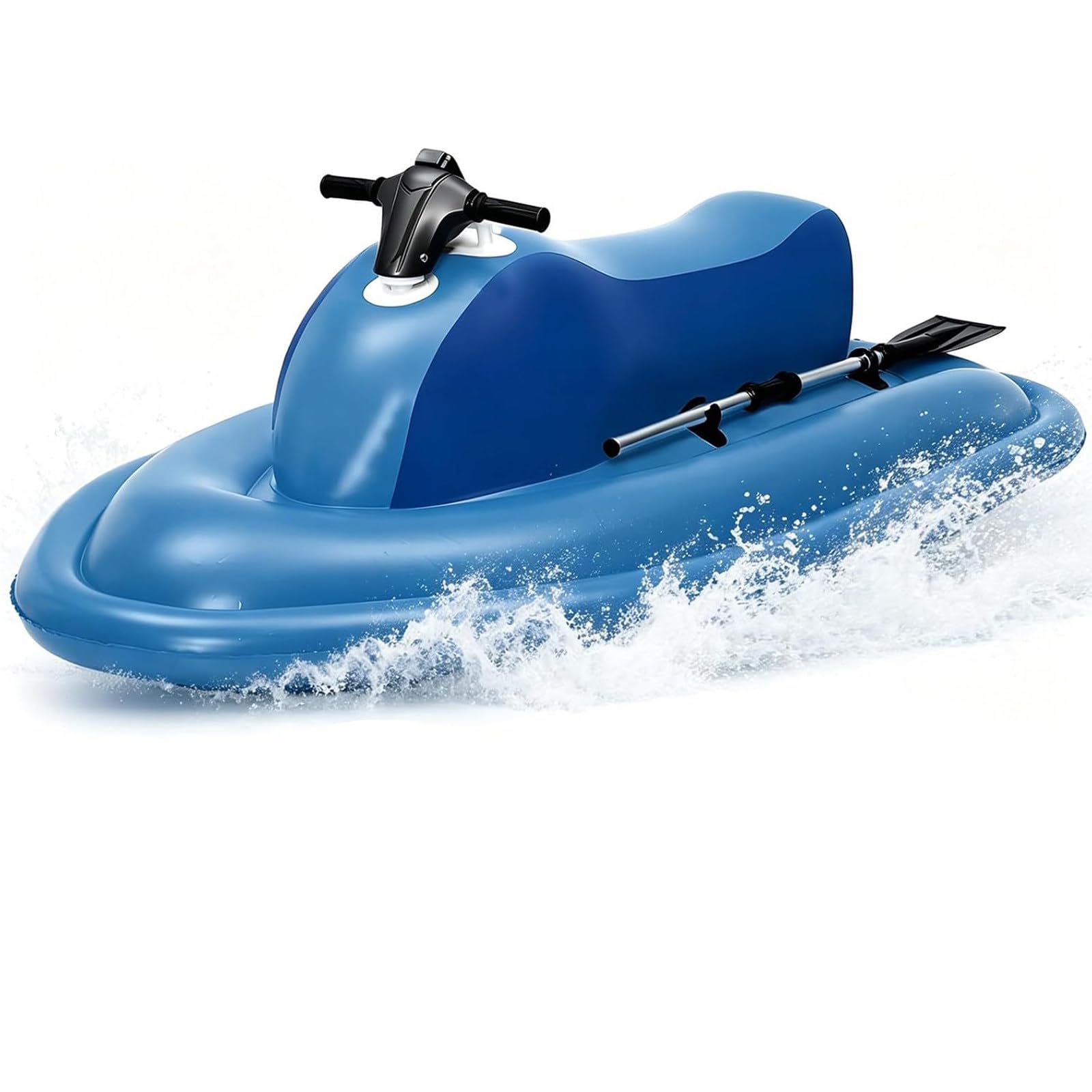 Scooter Acuático Eléctrico Hinchable Moto Acuática Plegable con Motor, 10 Velocidades, 3-9 Km/H | Mando a Distancia | Capacidad De Carga De 220 Kg para Adultos Y NiñOs Nothrusters