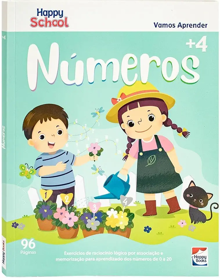 Happy School Cartilha de Alfabetização: Números