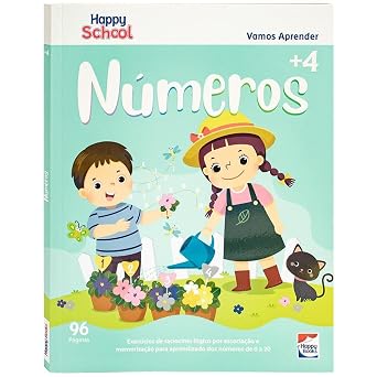 Frete Grátis Happy School Cartilha de Alfabetização: Números