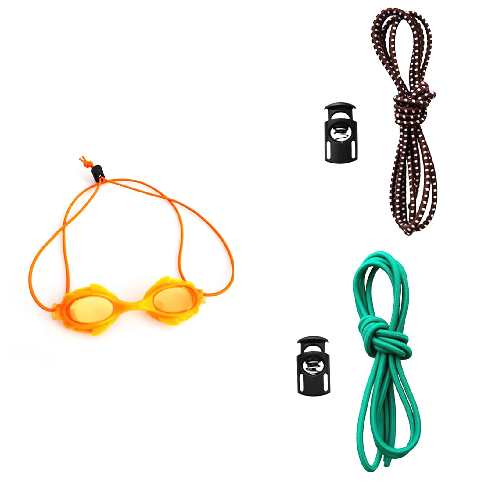 WEISUYUUS Adjustable Elastic Swimming Goggles Strap Diving Cord for Comfortable and Secure in Various Swimming Environment