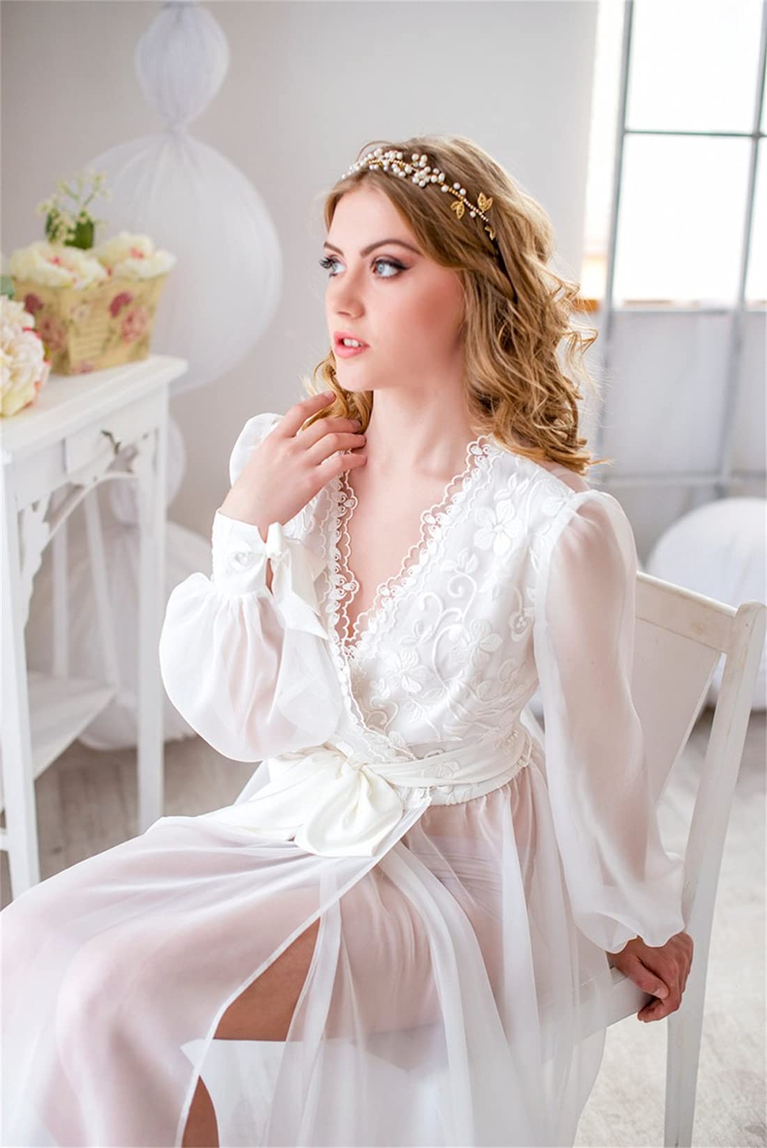 Cárdigan de encaje floral Crochet Sheer Beach Cover Ups Long Open Kimono