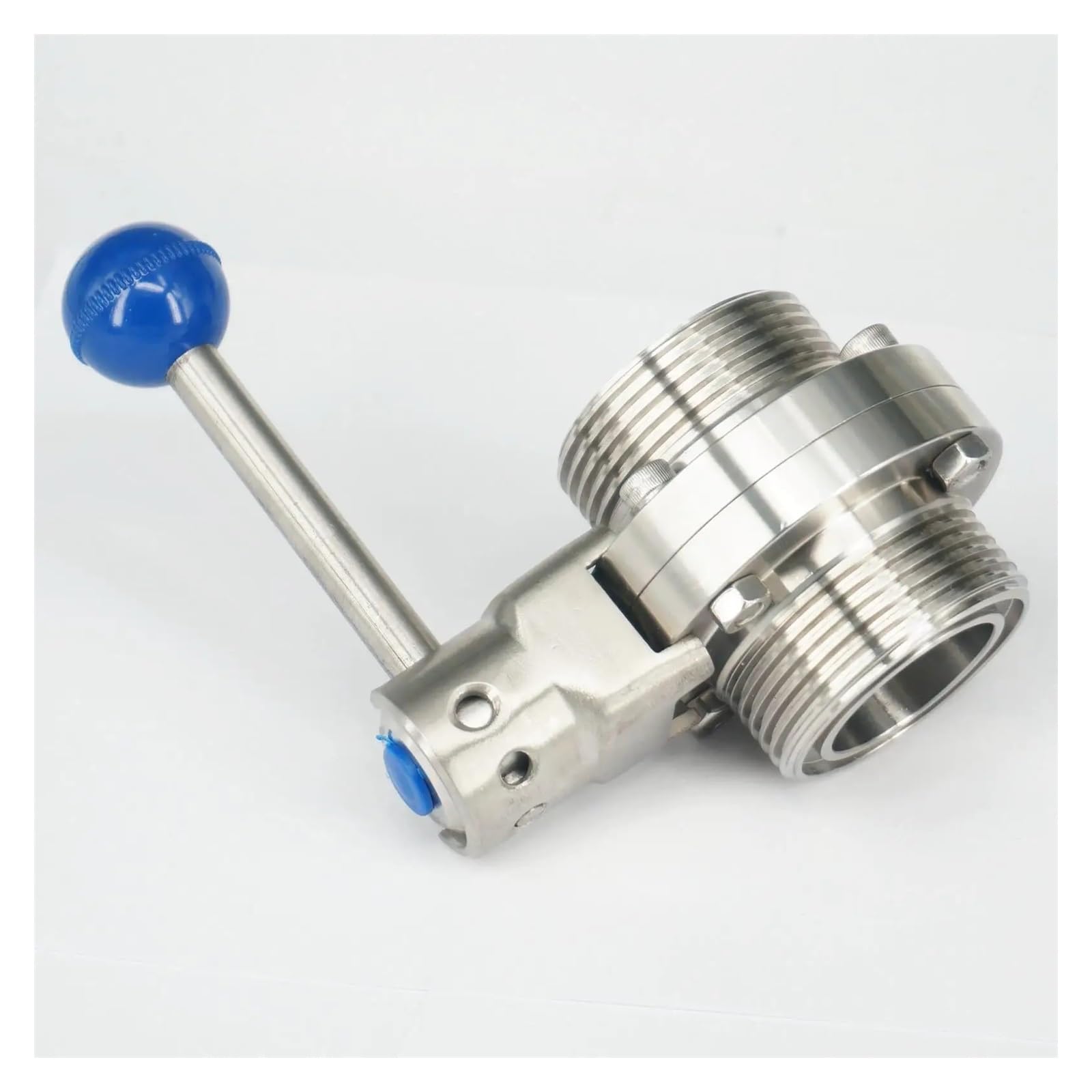 Czmdkexm One Color 1-1/2" 38Mm 304 Stainless Steel Thread Union Connection Valve Brew Beer Dairy Product
