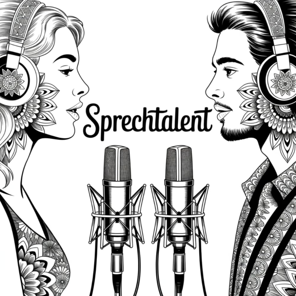 Sprechtalent: Das Ausmalbuch für Hörbuch - und Synchronsprecher/innen. Zur liebevollen Motivationsförderung und Entspannung, wenn mal wieder alles zur Herausforderung wird.