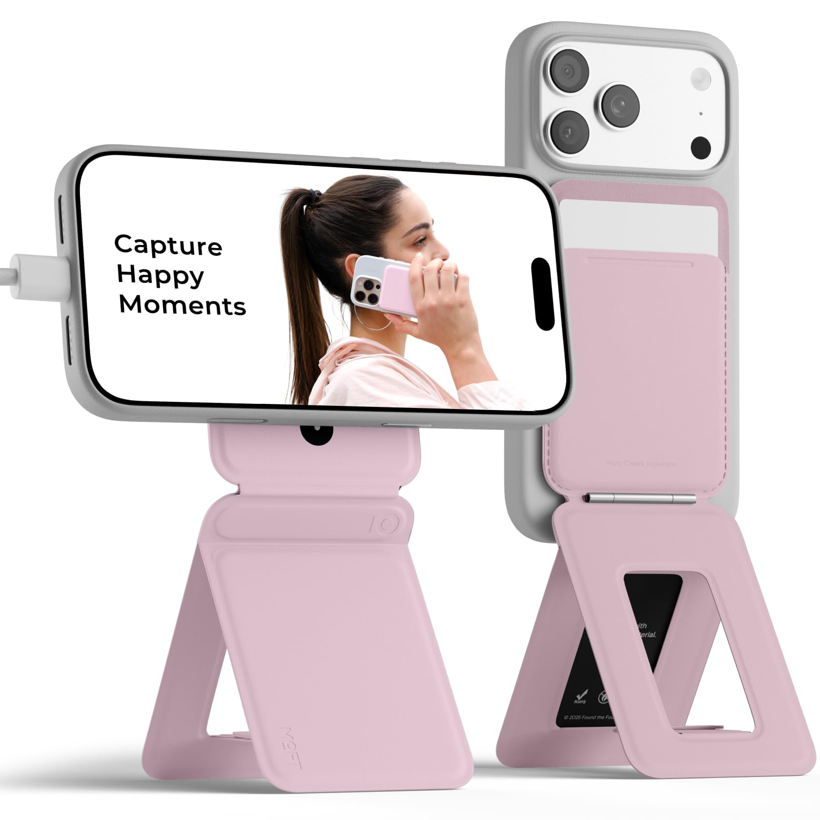 MOFT Phone Tripod Stand &amp; Wallet, NFC Card Holder, Hold 1-2 Cards