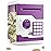 Piggy Bank for Girls Boys Large Electronic Money Coin Banks with Password Protection, Automatic Paper Money Scroll Saving Box, Great Gift for Kids (Purple-White)