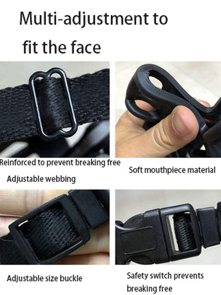 Bozal para Perros, bozal Protector Multiusos para Perros, bozal de Entrenamiento para Perros domésticos, Adecuado para el Aseo, Caminar en el Parque