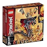 LEGO NINJAGO Fire Fang 70674 Snake Action Toy Building Set with Stud Shooters and Ninja Minifigures Characters, Perfect for Group Play (463 Pieces)