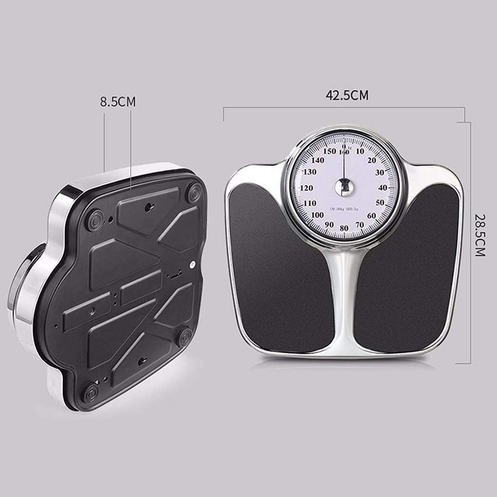 Mecánico Escalas de Baño, BáScula de BañO MecáNica, MedicióN de PrecisióN, Escala de Dial de Gran TamañO, Adecuado para BañO, Gimnasio, Hotep