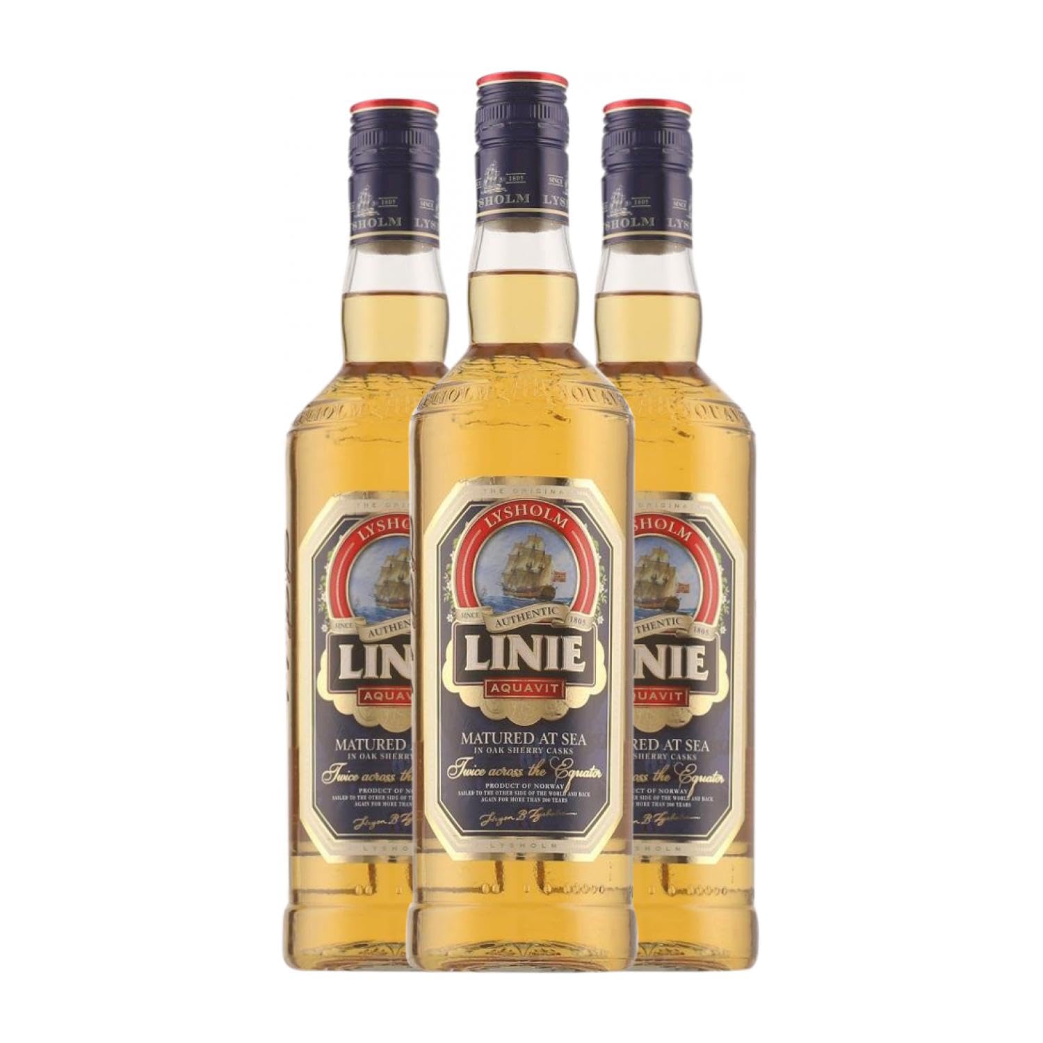 Licores Arcus Aquavit Matured at Sea 70 cl (Caja de 3 Botellas de 70 cl)