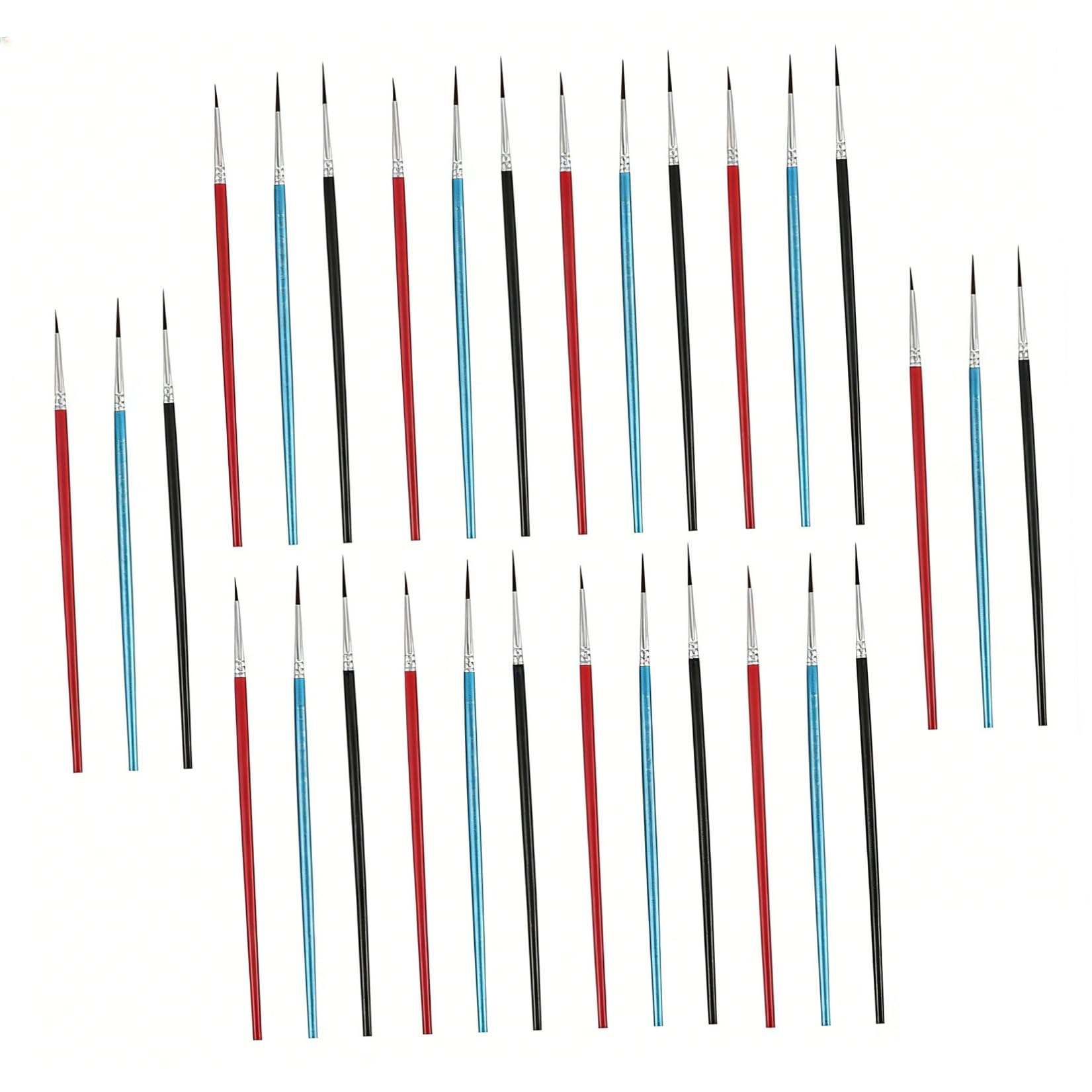 150piezas Pinceles Detalle Para Pintura Miniatura Pinceles De Punta Fina Para Acuarela y Óleo Herramientas De Pintura Para Artistas y Principiantes