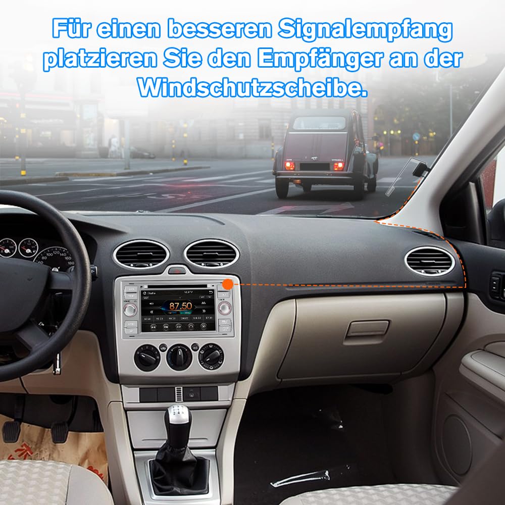 DAB+ Antenne für Android Radio, Digtial DAB Autoradio Antenne