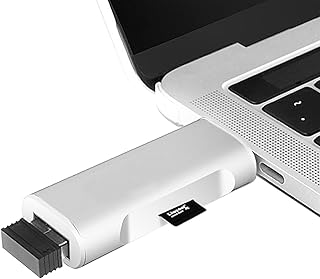 OTG Memory Card Reader, Plug and Play OTG Memory Card Adapter, Quick Data Transfer Multifunctional OTG Device for Offices and Travel Mkyoko