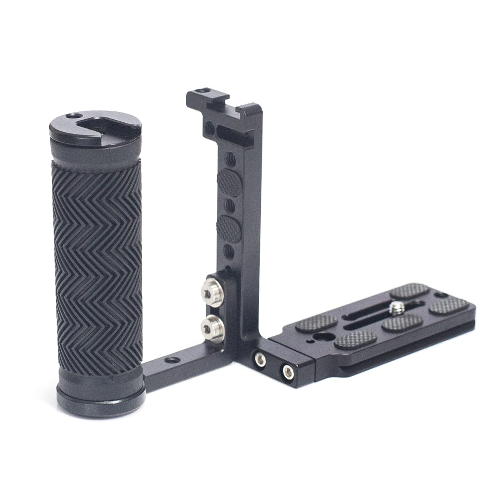 Gabbia universale per fotocamera DSLR con design a doppia maniglia piastra a sgancio rapido per fotografia stabile impugnatura per maniglia slot