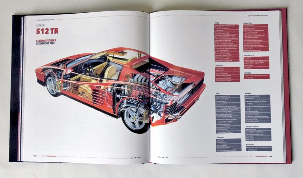 Ferrari testarossa. Supercars. Ediz. italiana e inglese