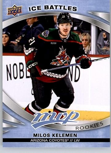 2023-24 Upper Deck MVP Hockey Ice Battles #230 Milos Kelemen RC Rookie Arizona Coyotes Official NHL UD Trading Card (Stock Photo Shown, card in Near