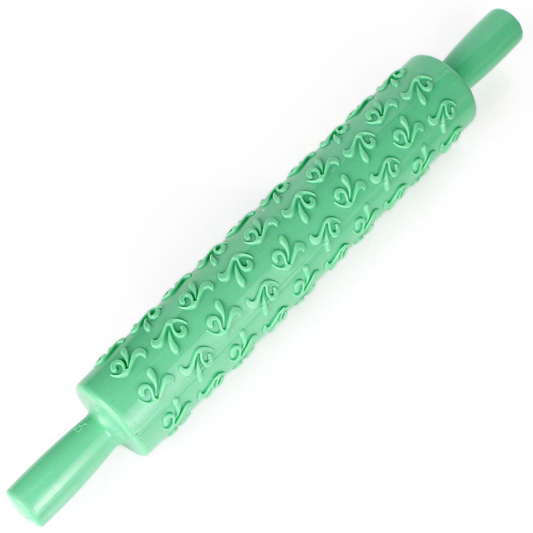 Jonkey Floral Pattern Embossed Rolling Pin Cake Paste Gum Sugarcraft Decorating Tool