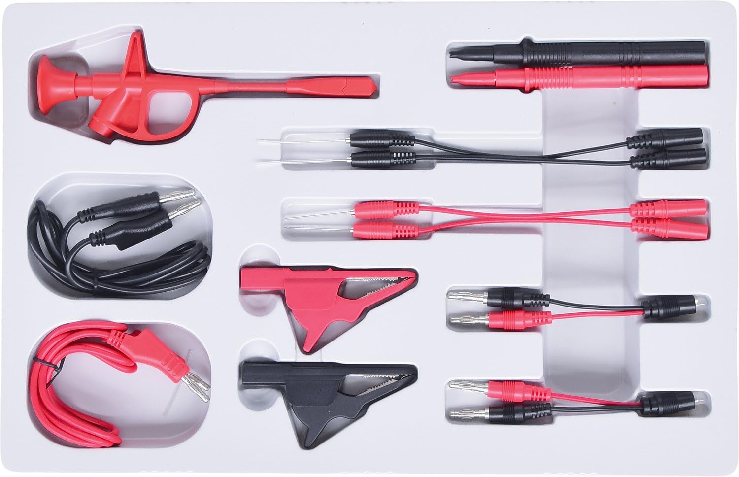 KS Tools 150.1675 12/24V Diagnose Prüf- und Mess-Kabel-Satz, 13-tlg.