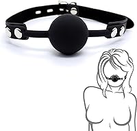 Vista 1 de BDSM - Bozales de boca sexual BDSM, tapón de boca abierta para adultos, correa ajustable para parejas, restricciones de bondage