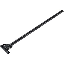 Scriber Gauge 26 Inch Extra Long Measuring and Marking Ruler, Layout and Joinery Gauge, CNC Aluminum Square Tool for Woodworking, Carpentry, Framing, DIY Projects New Version